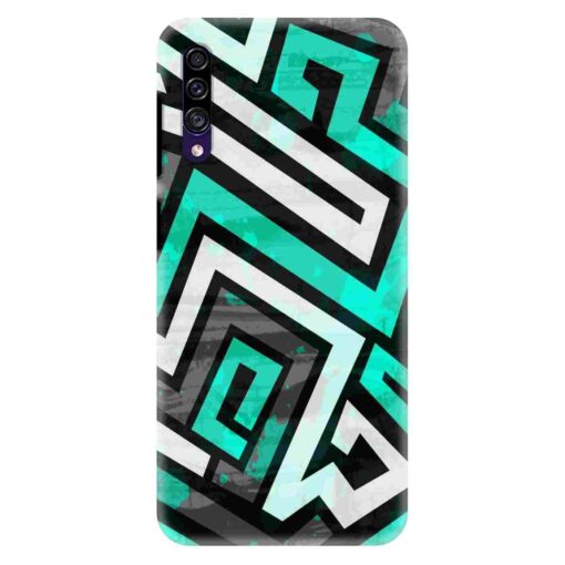 Samsung A30s Mobile Cover Green Abstract FLOE