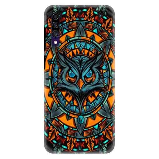 Samsung A30s Mobile Cover Orange Amighty Owl