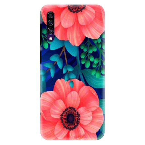 Samsung A30s Mobile Cover Peach Floral