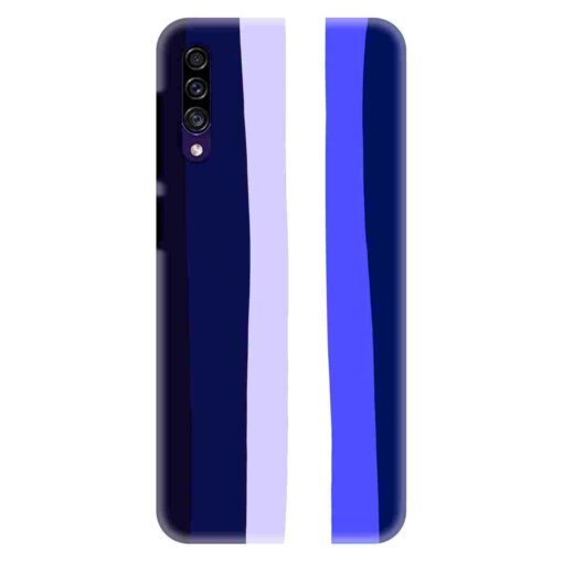 Samsung A30s Mobile Cover Prussian Blue Shade Rainbow