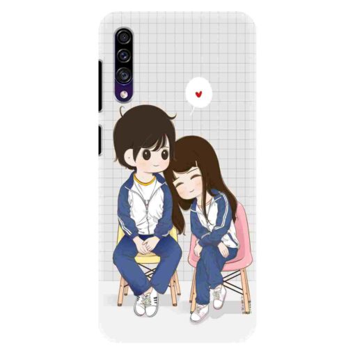 Samsung A30s Mobile Cover Romantic Friends Back Cover