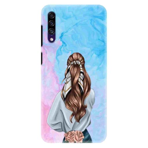 Samsung A30s Mobile Cover Stylish Girl 3D