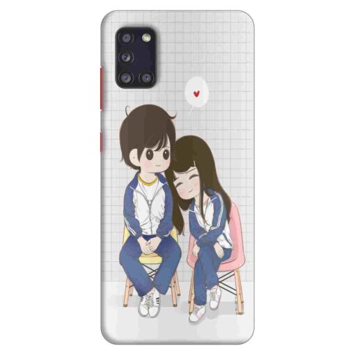 Samsung A31 Mobile Cover Romantic Friends Back Cover