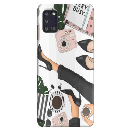 Samsung A31 Mobile Cover Trendy Girl