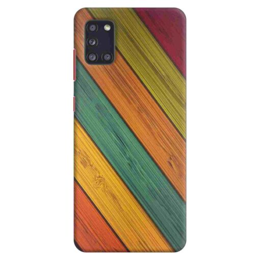 Samsung A31 Mobile Cover Wooden Print