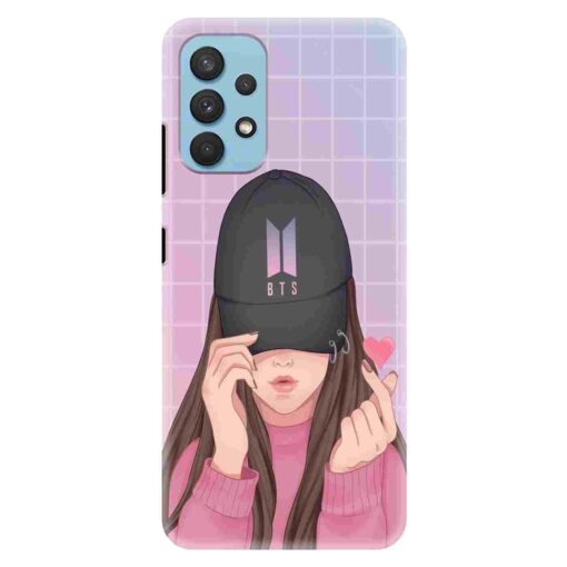 Samsung A32 Mobile Cover BTS Girl