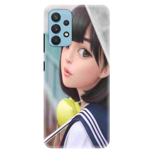 Samsung A32 Mobile Cover Doll Girl