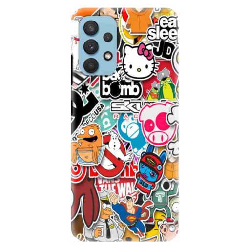 Samsung A32 Mobile Cover Doodle
