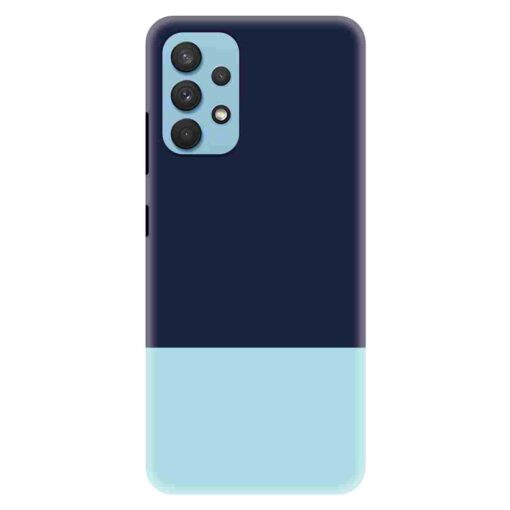 Samsung A32 Mobile Cover Light Blue and Prussian Formal