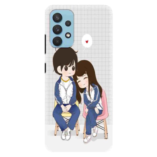 Samsung A32 Mobile Cover Romantic Friends Back Cover