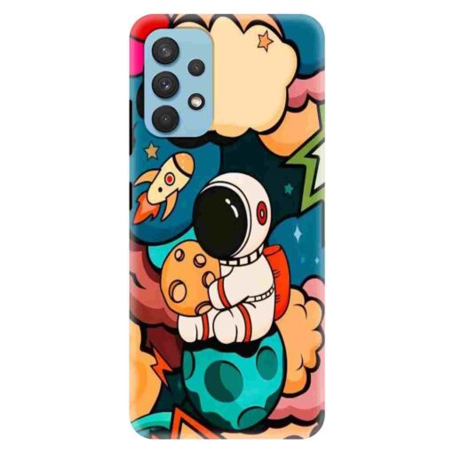 Samsung A32 Mobile Cover Space Character