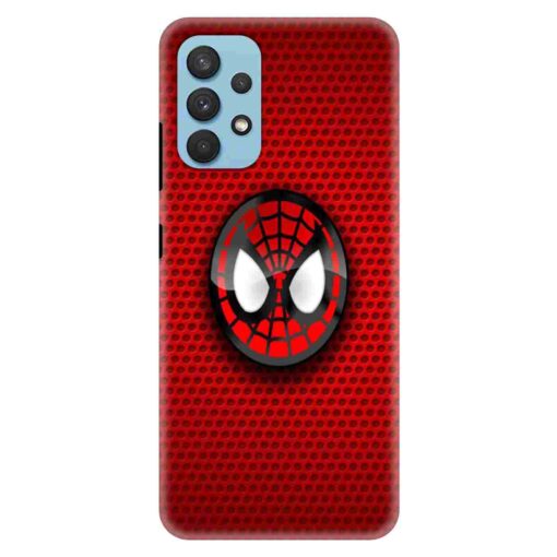 Samsung A32 Mobile Cover Spiderman Mask Back Cover