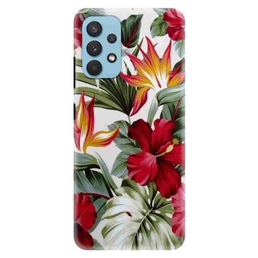 Samsung A32 Mobile Cover Tropical Floral DE5