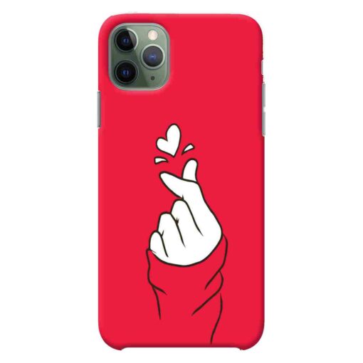 iPhone 11 Pro Max Mobile Cover BTS Red Hand