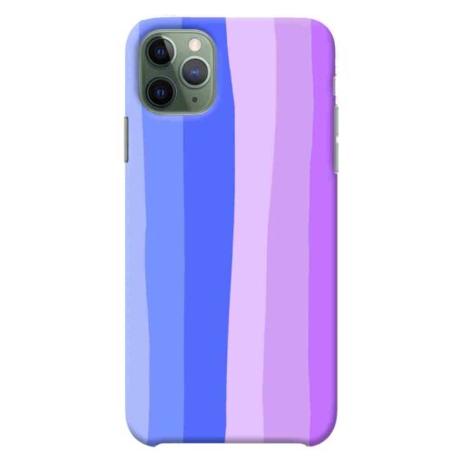 iPhone 11 Pro Max Mobile Cover Blue Shade Rainbow Hardcase