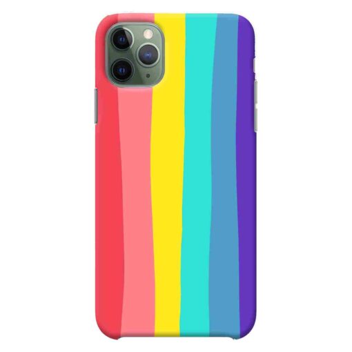 iPhone 11 Pro Max Mobile Cover Bright Rainbow