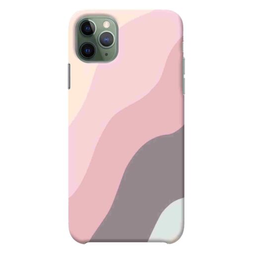 iPhone 11 Pro Max Mobile Cover Colorful Curvy Line