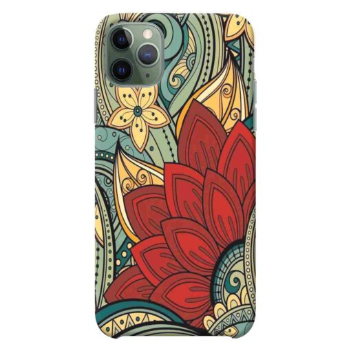 iPhone 11 Pro Max Mobile Cover Floral Design FLOD