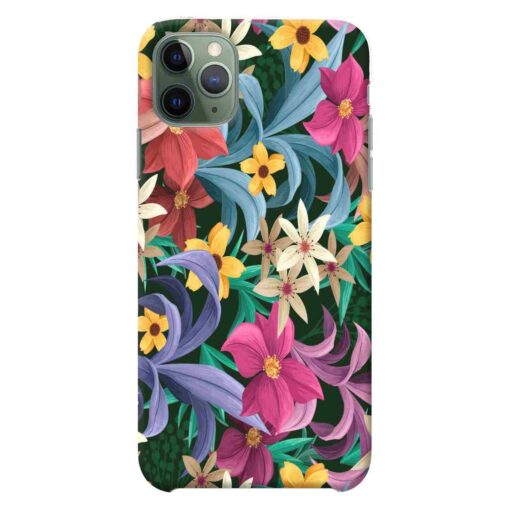 iPhone 11 Pro Max Mobile Cover Floral Paint Design