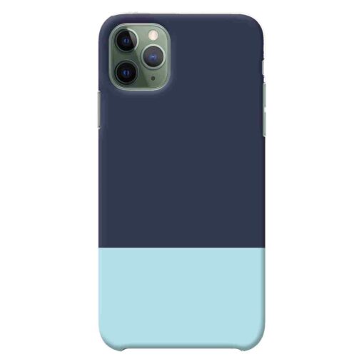 iPhone 11 Pro Max Mobile Cover Light Blue and Prussian Formal