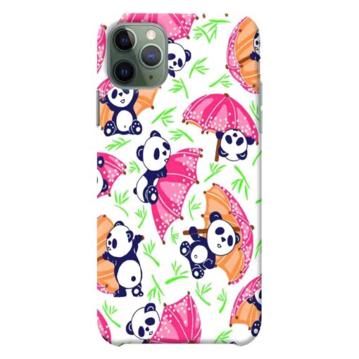iPhone 11 Pro Max Mobile Cover Little Pandas Back Cover