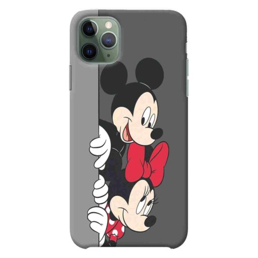 iPhone 11 Pro Max Mobile Cover Minnie and Mickey Mouse
