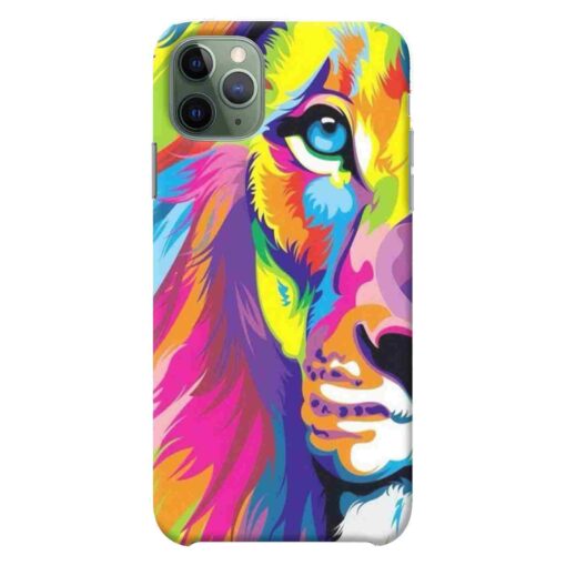 iPhone 11 Pro Max Mobile Cover Multicolor Lion