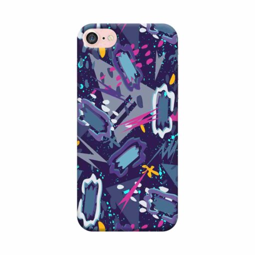 iPhone 7 Mobile Cover Blue Abstract 2