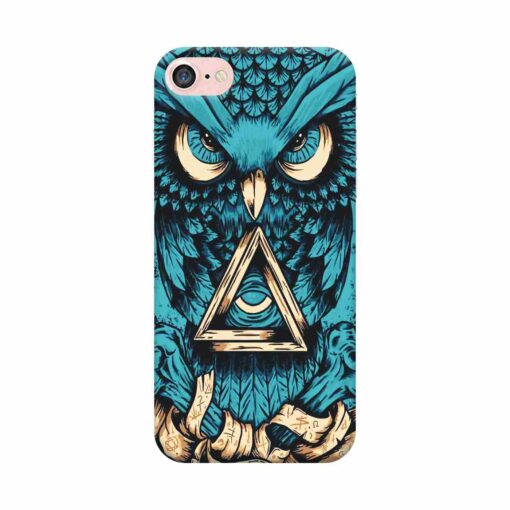 iPhone 7 Mobile Cover Blue Almighty Owl 2