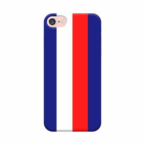 iPhone 7 Mobile Cover Blue Red Straight Line 2
