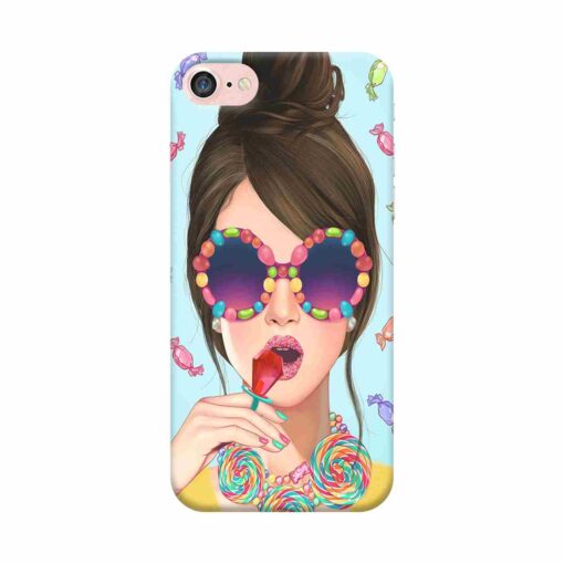 iPhone 7 Mobile Cover Girl With Lollipop 2