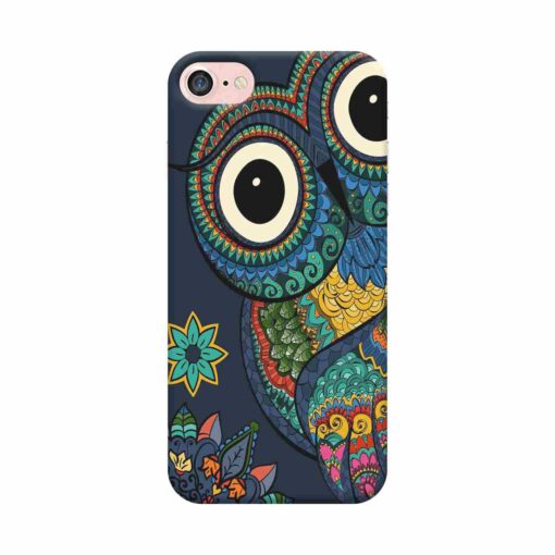 iPhone 7 Mobile Cover Multicolor Owl 2