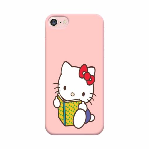 iPhone 7 Mobile Cover Studying Cute Kitty