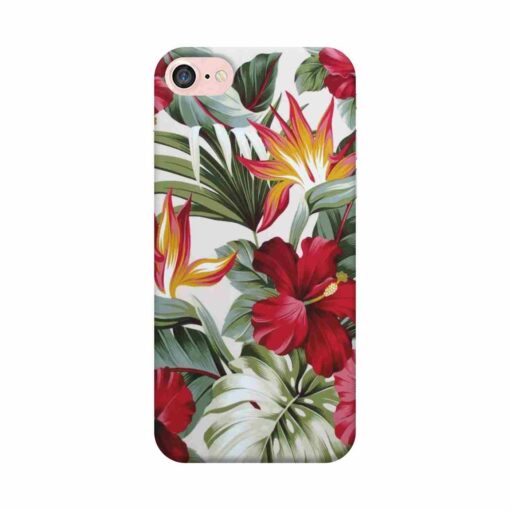 iPhone 7 Mobile Cover Tropical Floral DE5