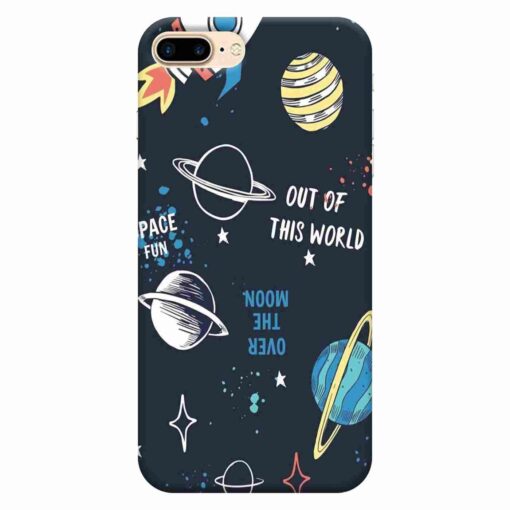 iphone 7 plus Mobile Cover Space Fun Doodle