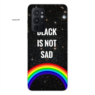 Oneplus 9 RT Mobile Cover Black is Not Sad