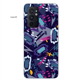 Oneplus 9 RT Mobile Cover Blue Abstract
