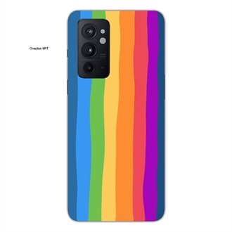 Oneplus 9 RT Mobile Cover Colorful Dark Shade Rainbow