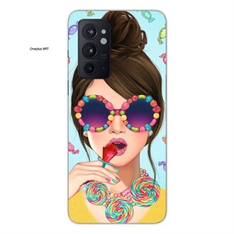 Oneplus 9 RT Mobile Cover Girl With Lollipop