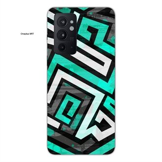 Oneplus 9 RT Mobile Cover Green Abstract FLOE