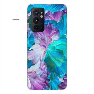 Oneplus 9 RT Mobile Cover Purple Blue Floral FLOG
