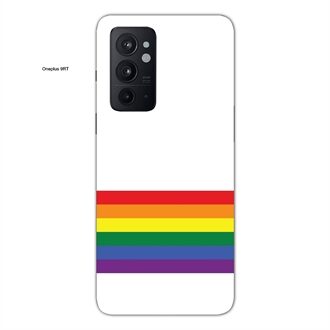 Oneplus 9 RT Mobile Cover Rainbow Stripes Back Cover