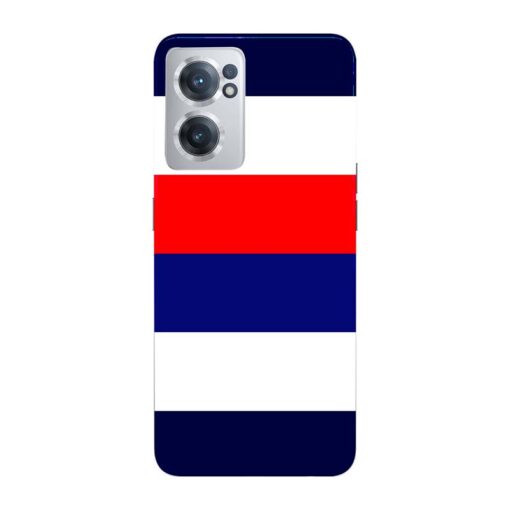 Oneplus Nord CE 2 5G Blue Red Horizontal Line