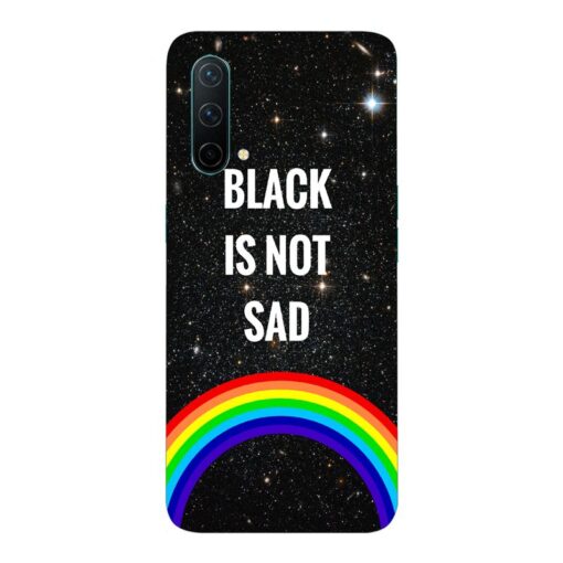 Oneplus Nord CE 5G Mobile Cover Black is Not Sad