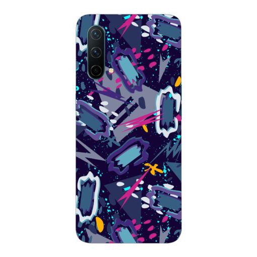 Oneplus Nord CE 5G Mobile Cover Blue Abstract