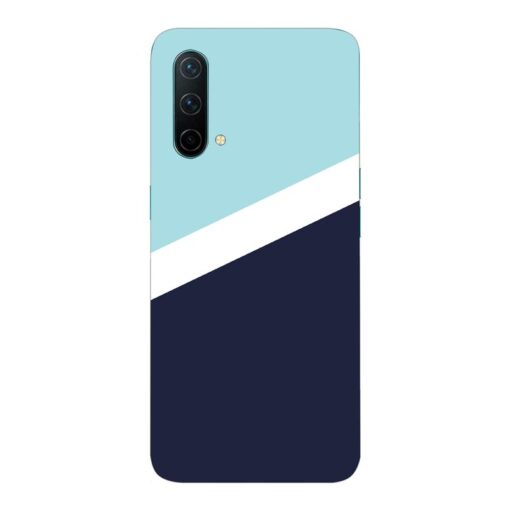 Oneplus Nord CE 5G Mobile Cover Blue Slanting Designer