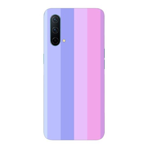 Oneplus Nord CE 5G Mobile Cover Light Shade Straight Rainbow
