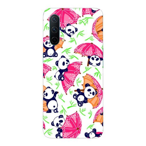Oneplus Nord CE 5G Mobile Cover Little Pandas Back Cover