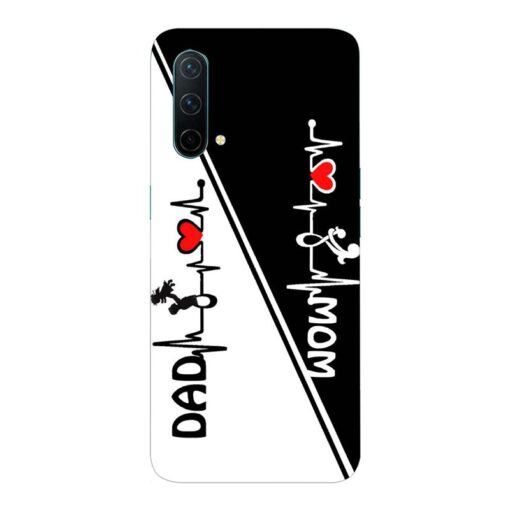 Oneplus Nord CE 5G Mobile Cover Mom Dad Love