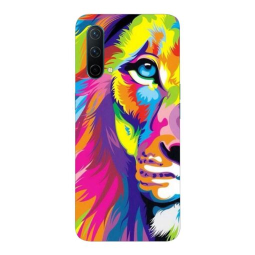 Oneplus Nord CE 5G Mobile Cover Multicolor Lion